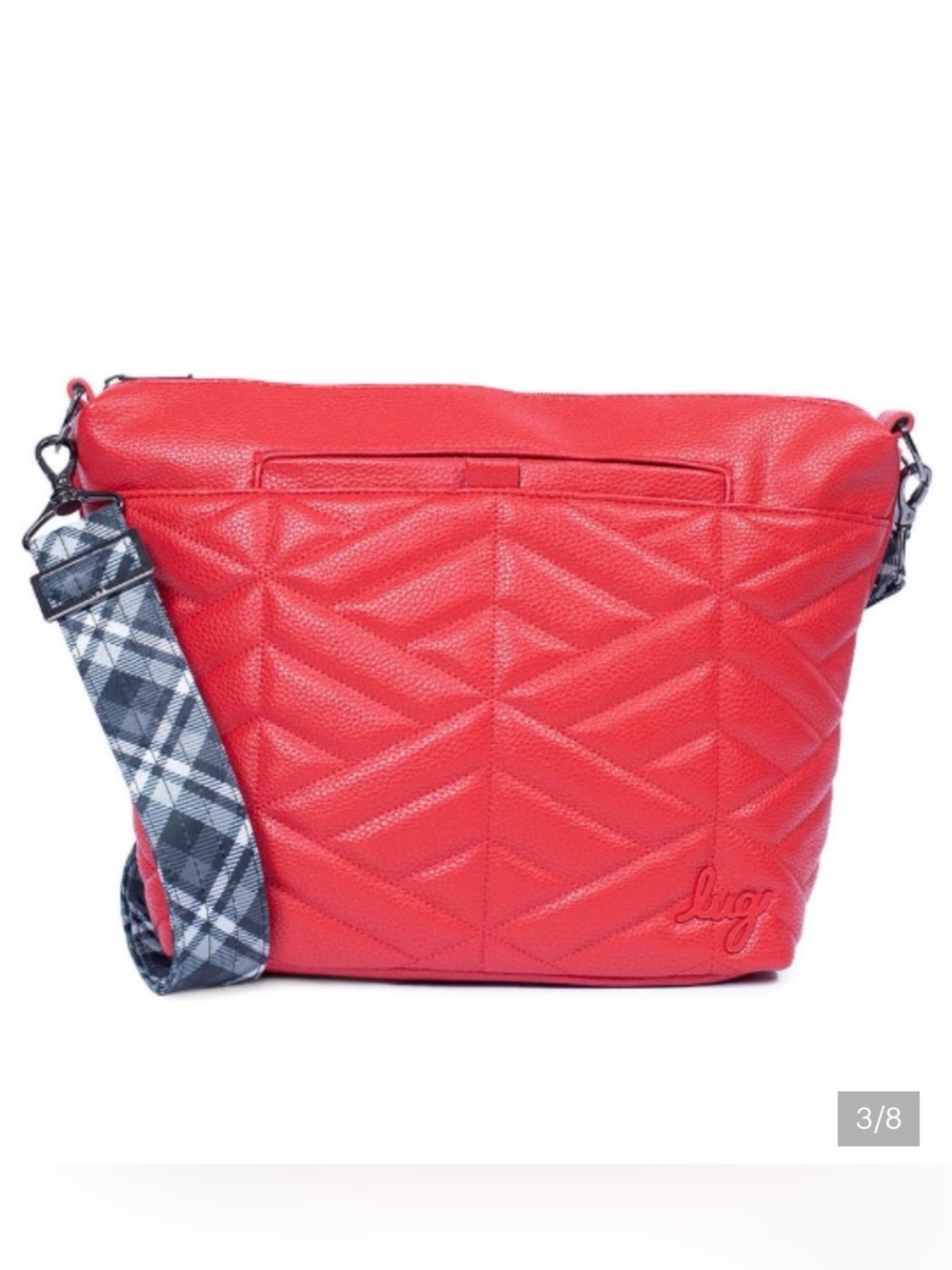 NWOT Lug  Flare XL CLassic VL Crossbody Poppy Red